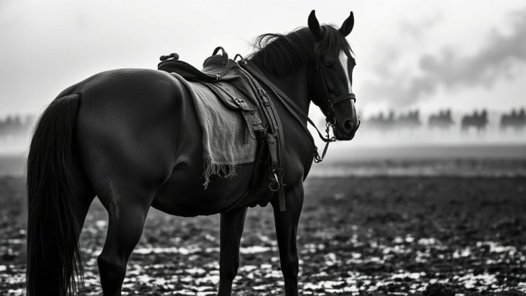 a horse used in warfare