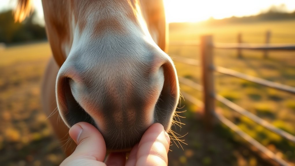 calm curious affectionate approach