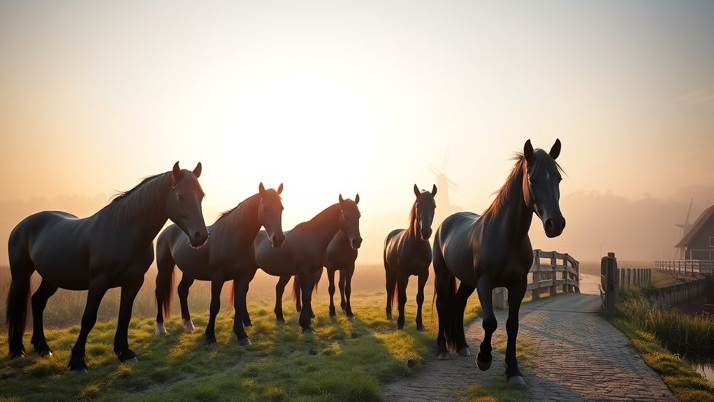 friesland horse breeding history
