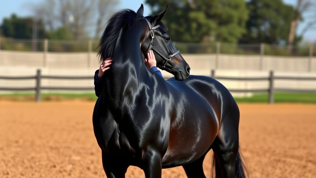 height enhances friesian performance