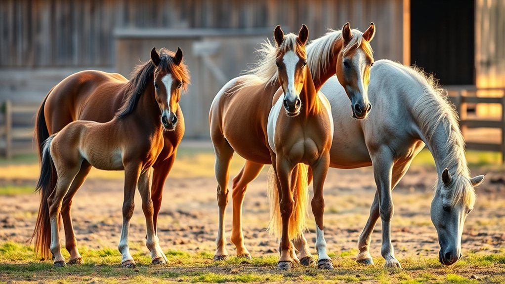 horse growth and aging