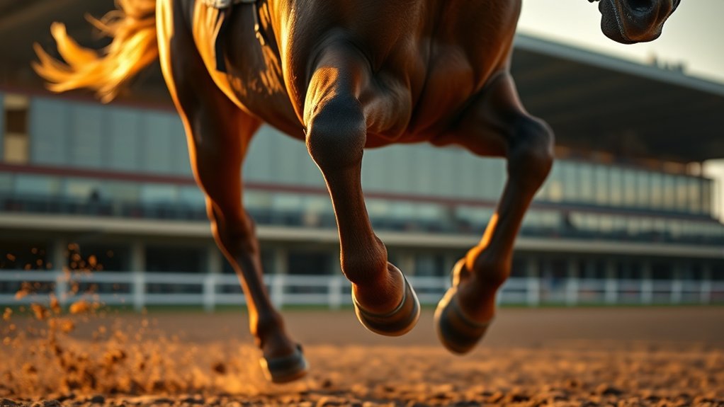horse sprinting anatomical features