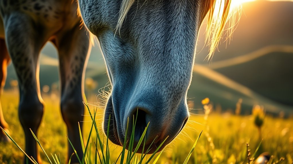 horses eat only plants
