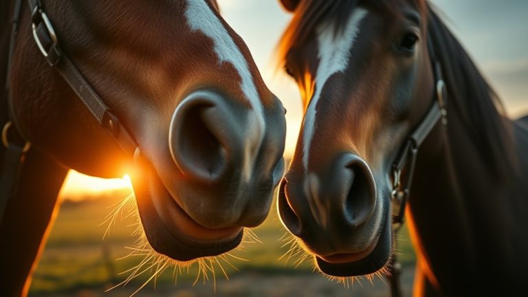horses make clicking sounds