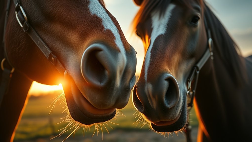 horses make clicking sounds