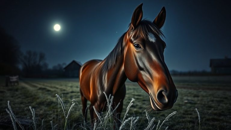 horses perceive night vision