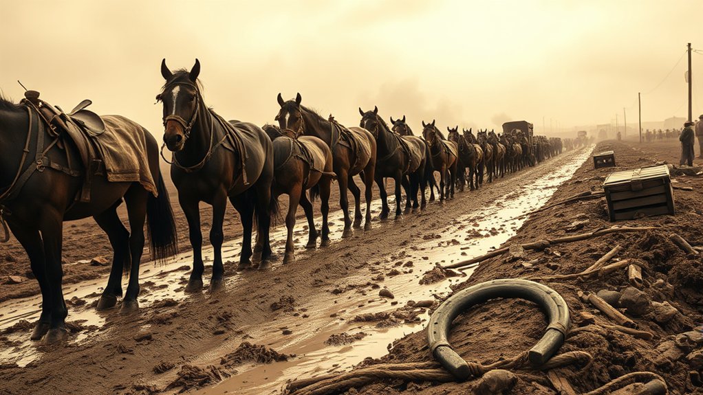 horses powered civil war logistics