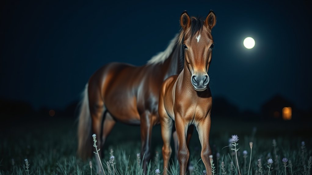 horses see blue yellow shades