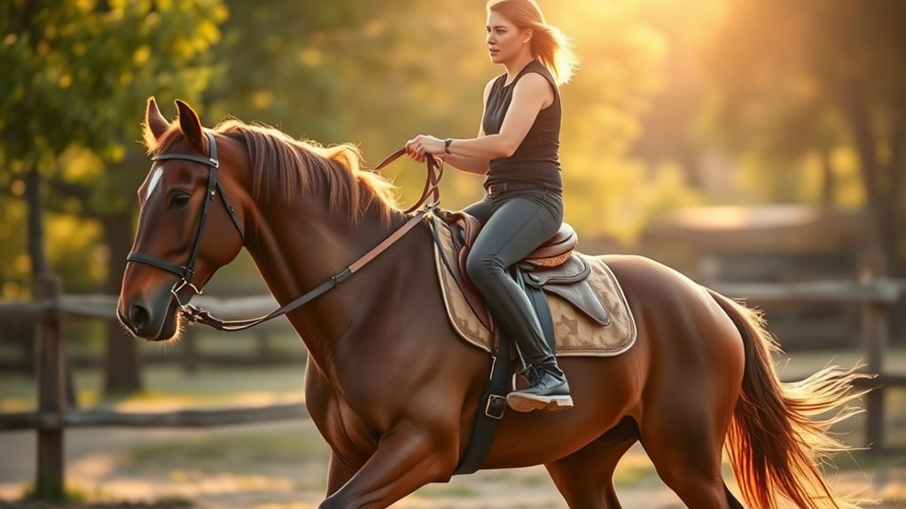 learning to ride horses