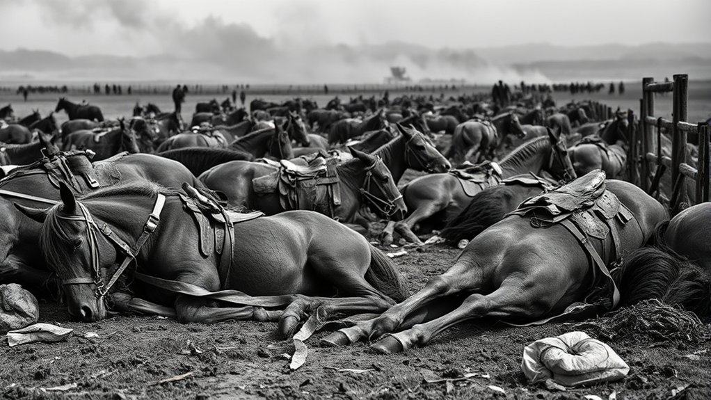 millions of horses served and died