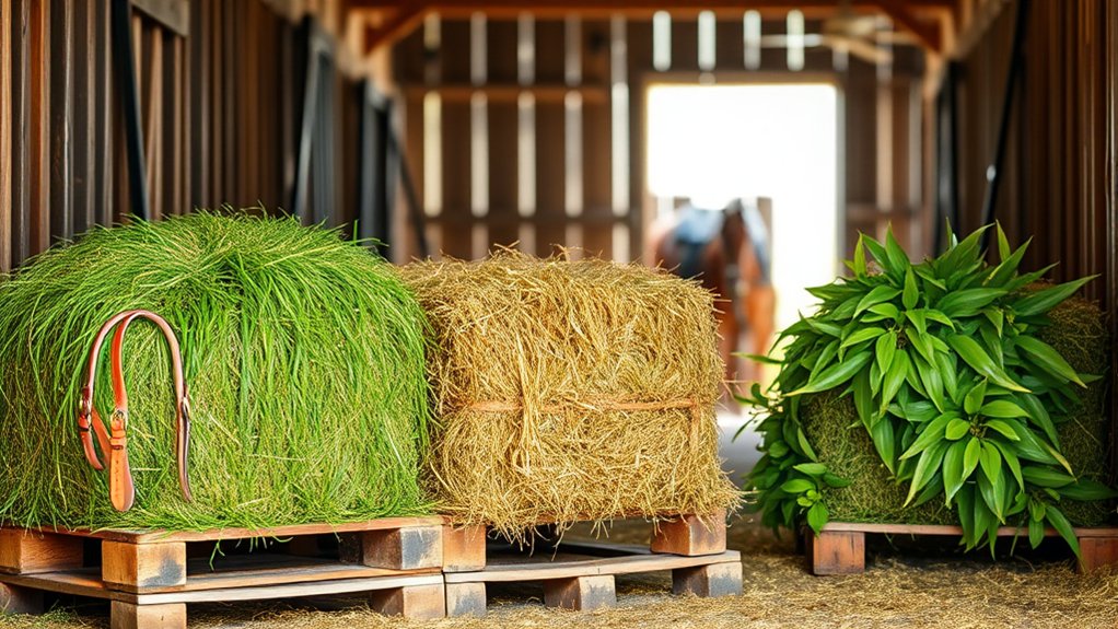 optimal horse hay selection