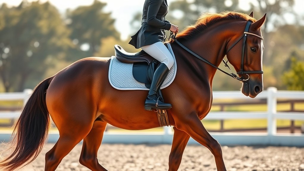 precise coordinated dressage movements