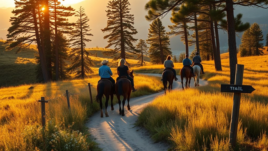 private or group horseback rides