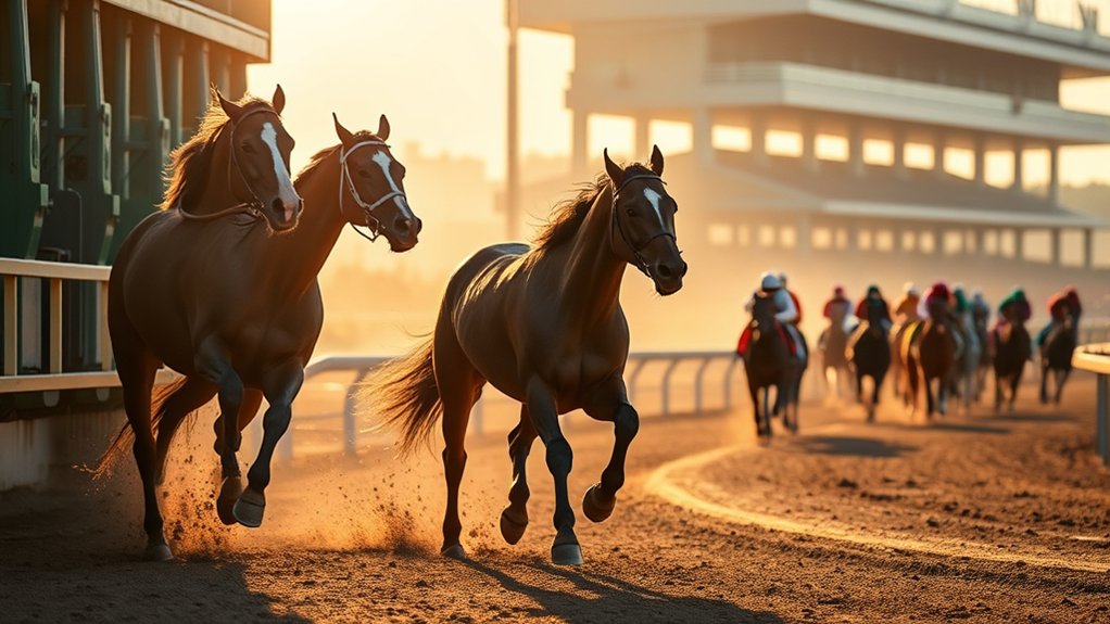 quarter horse and thoroughbred seasons