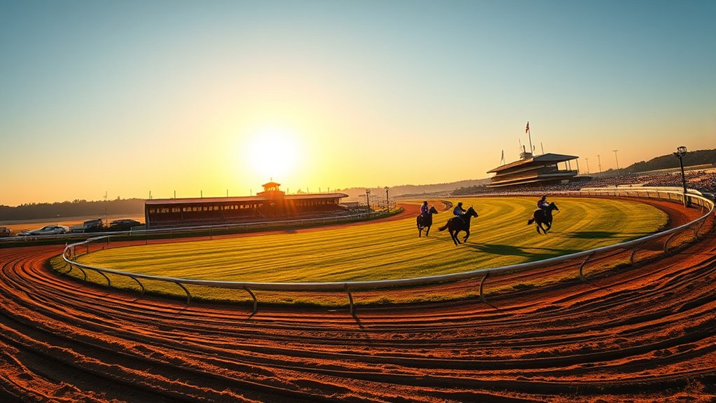race surface and course shape