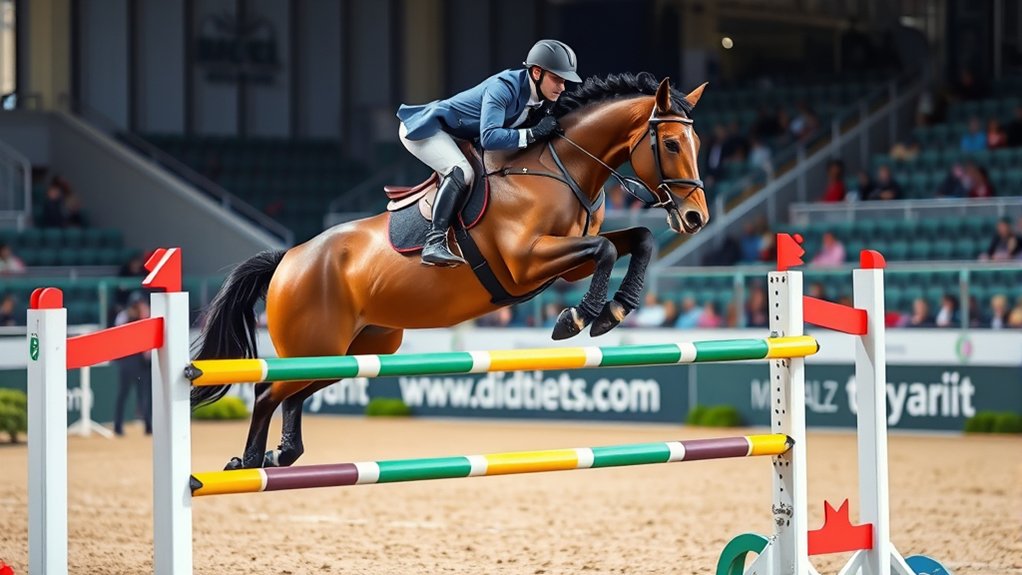 show jumping speed precision control