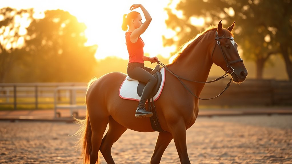 stretching prevents riding injuries