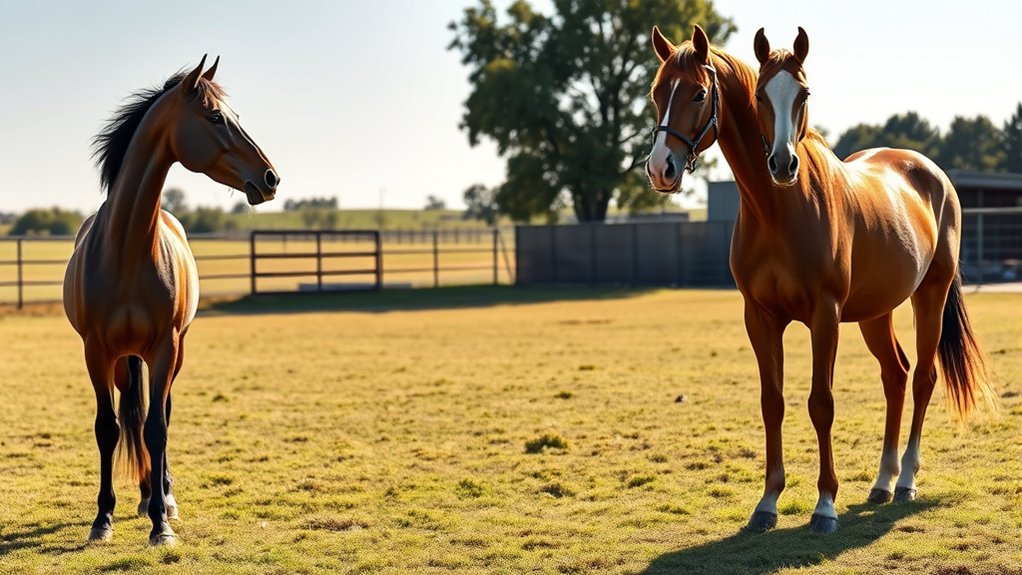 thoroughbreds height comparison