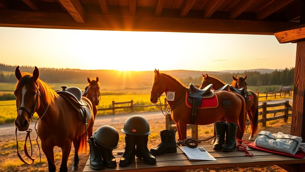 wear helmet sturdy shoes