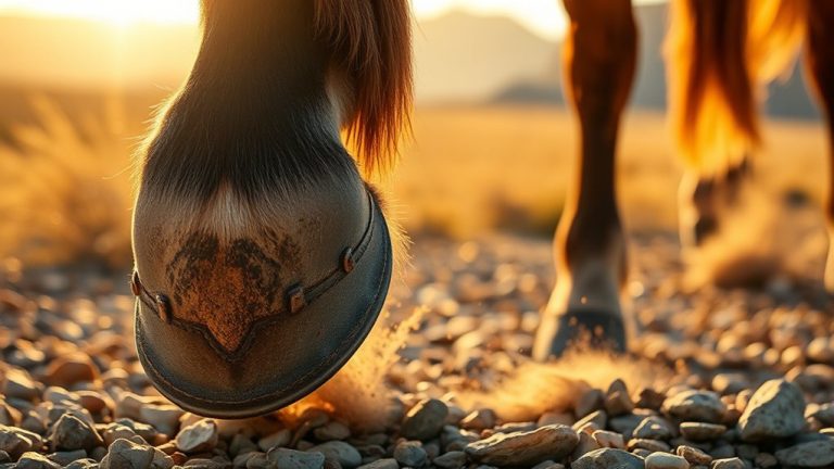wild horses hooves naturally