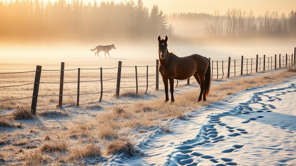 wild predators target vulnerable horses