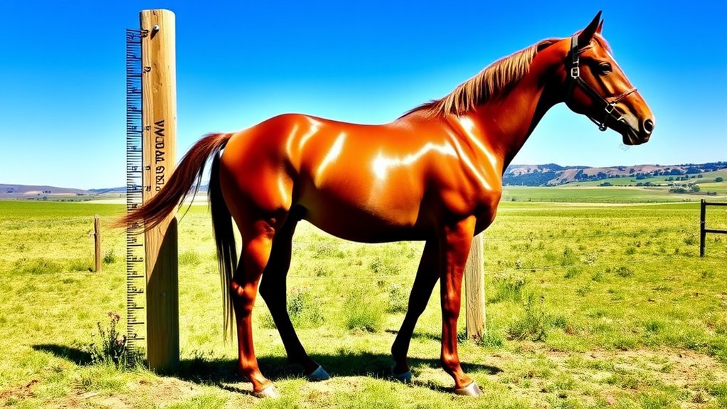 average morgan horse height