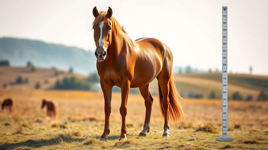 horse weight depends on growth