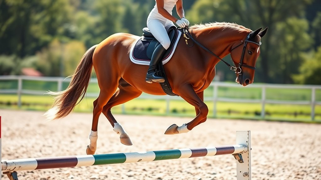 maintain balanced jumping posture