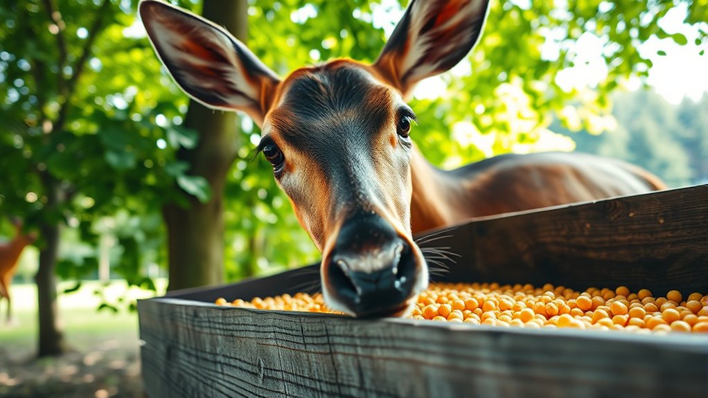moderate horse feed consumption