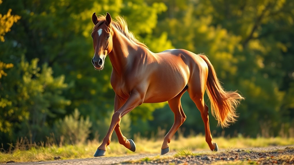 most morgan horses gait naturally