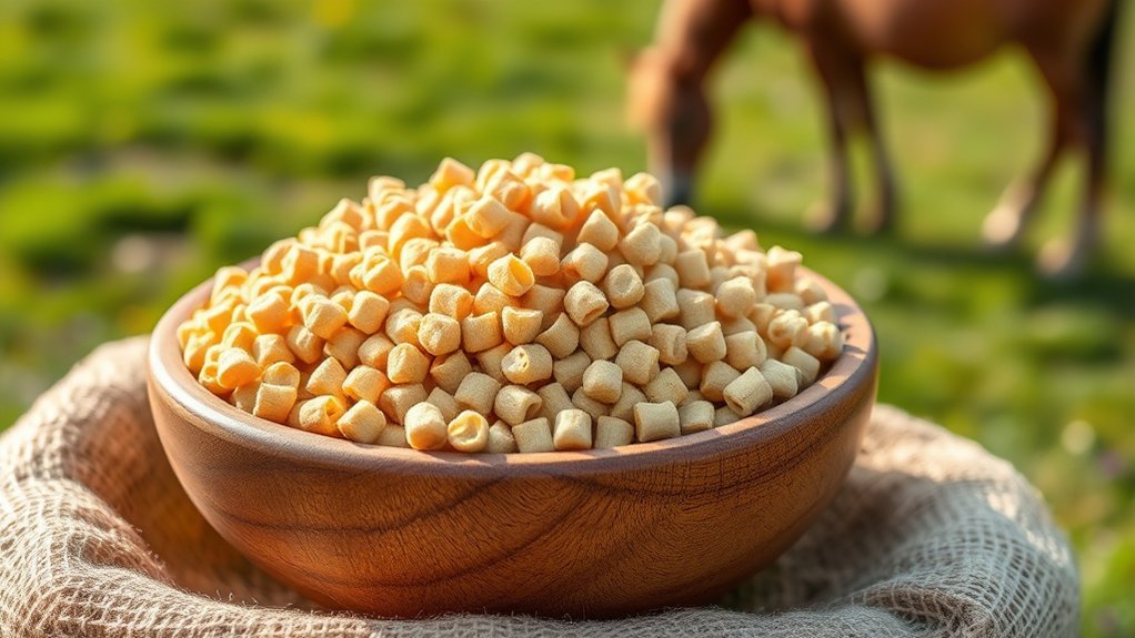 nutritious concentrated horse feed