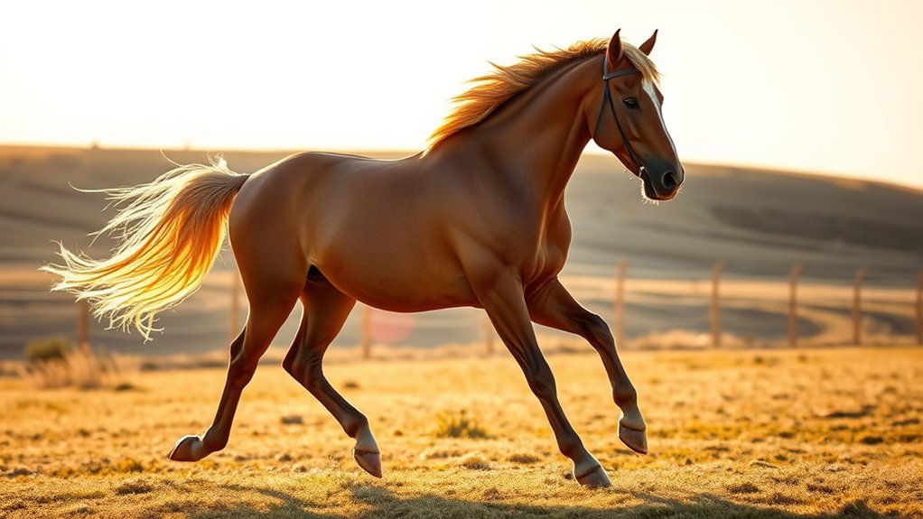 smooth distinctive four beat gait