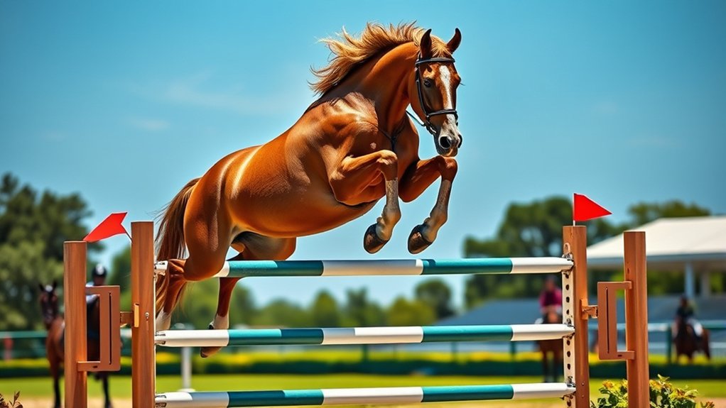 elegant agile jumping performance