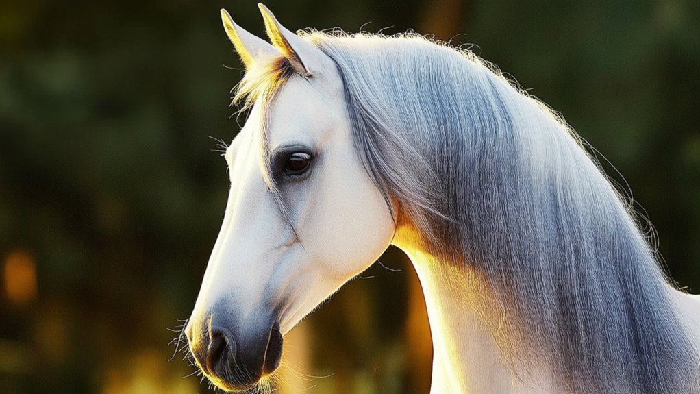 graceful historic spanish horses