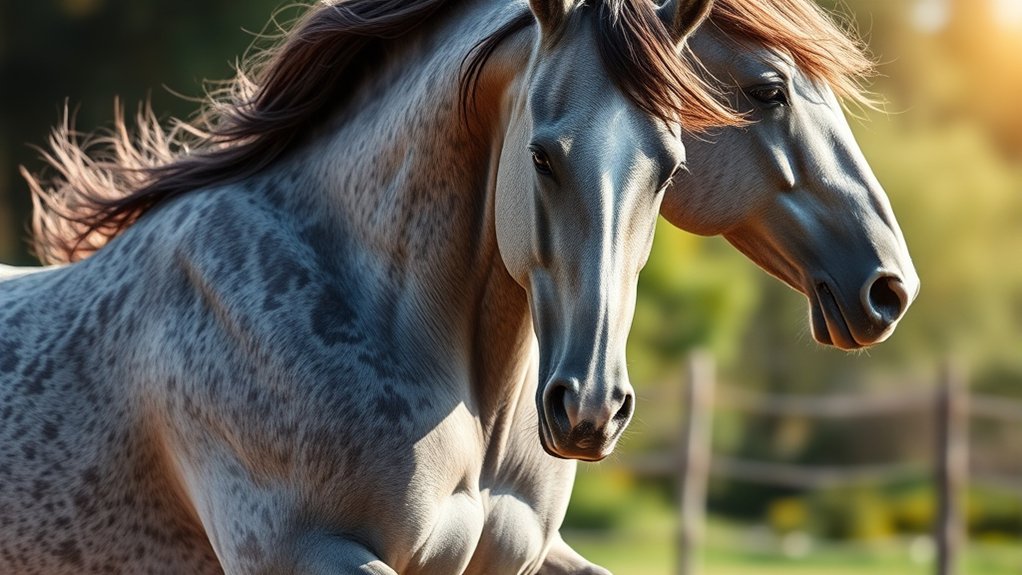 graceful powerful noble presence