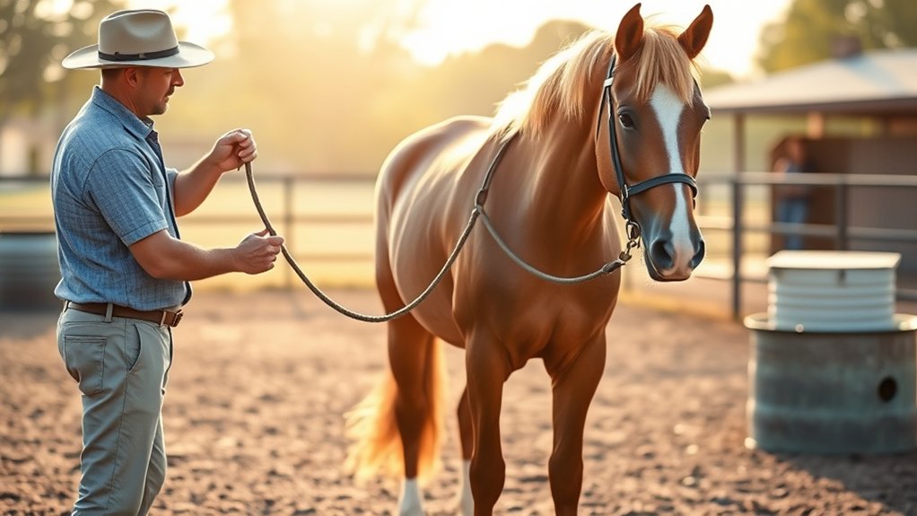gradual confident horse acclimation