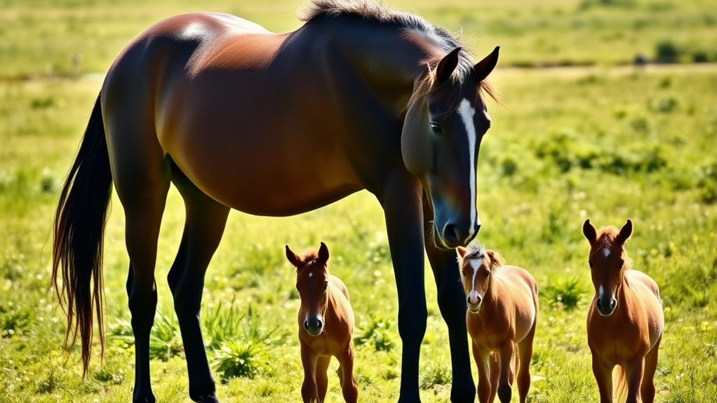 horse height varies by gender