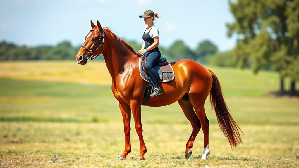 rider weight impacts horse health