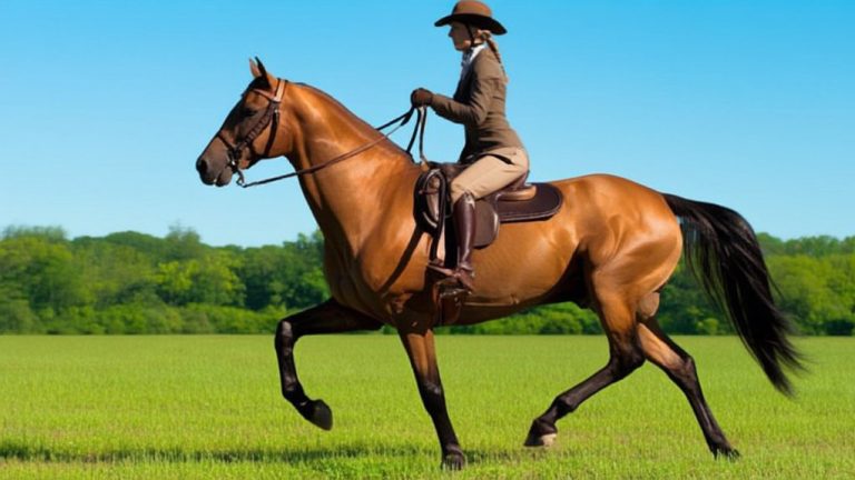 riding tennessee walking horse