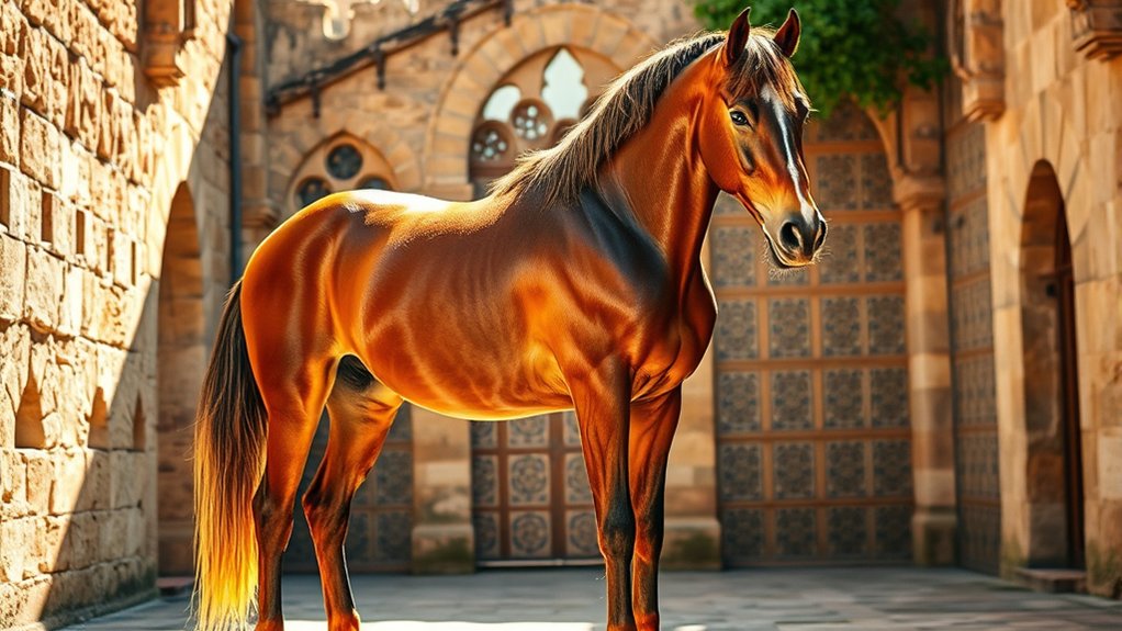 roman and moorish horse influences