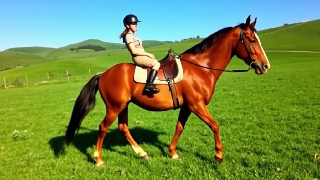 smooth gentle beginner horse